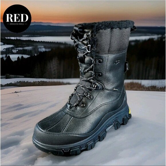 UGG Black Adirondack Meridian Gore-Tex Extreme Boots 1143839 - Women's Size 7 - Picture 10 of 14